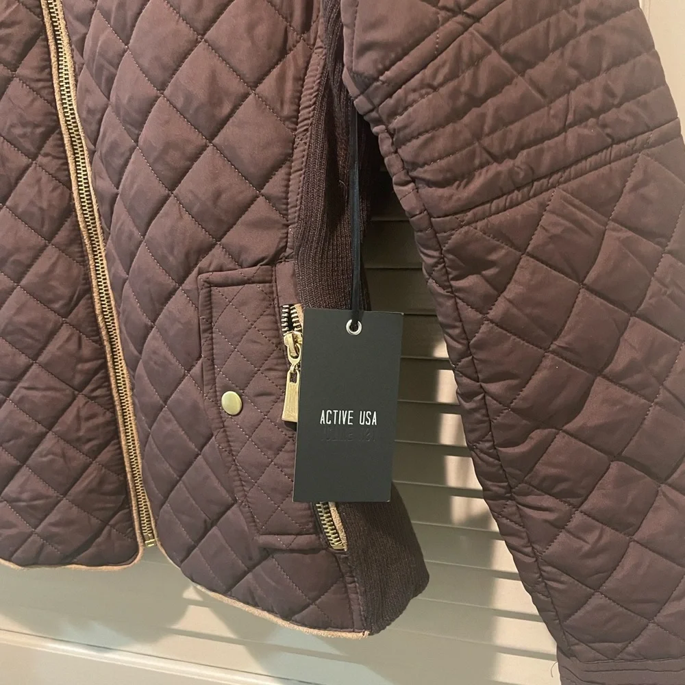 🤎🤎 Quilted Jacket - Picture 2 of 5